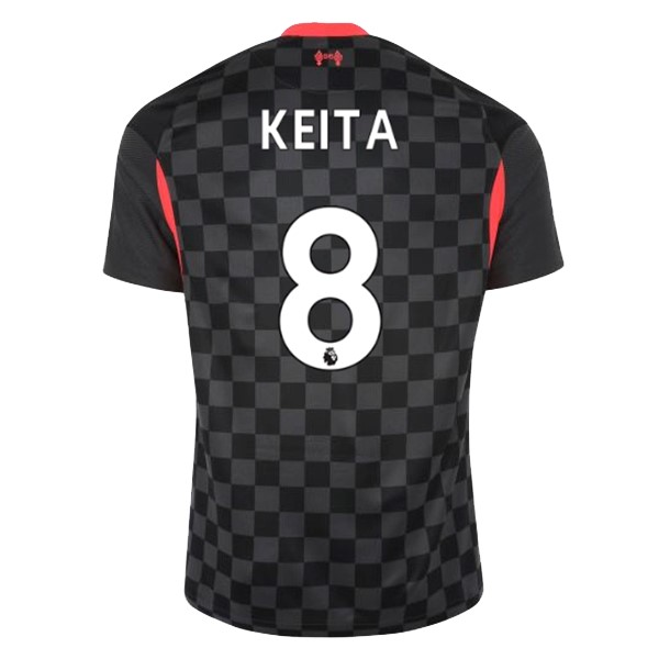 Camiseta Liverpool NO.8 Keita Replica Tercera Ropa 2020/21 Negro